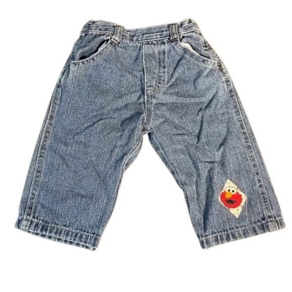 Vintage Sesame Street Elmo Jeans size 12 months - Picture 1 of 7